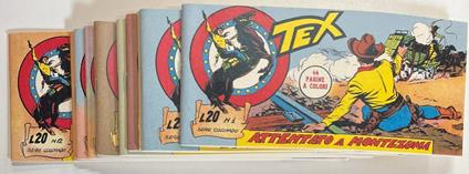 Tex. Serie Colorado (da n° 1 a 12). Ristampa anastatica - Gianluigi Bonelli - copertina