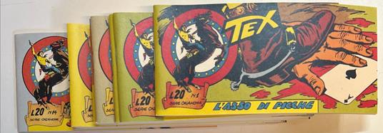 Tex. Serie Oklahoma (da n° 1 a 14). Ristampa anastatica - Gianluigi Bonelli - copertina
