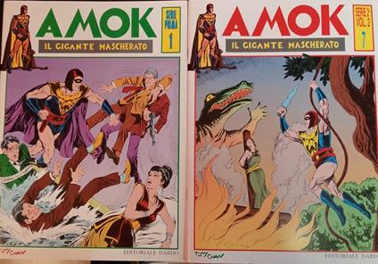 Amok il gigante mascherato. Prima e seconda serie completa 1/7 - copertina