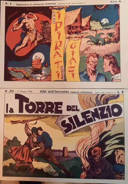 Supplemento "Intrepido". Serie dal n. 1 al n. 20. Ristampa anastatica - copertina