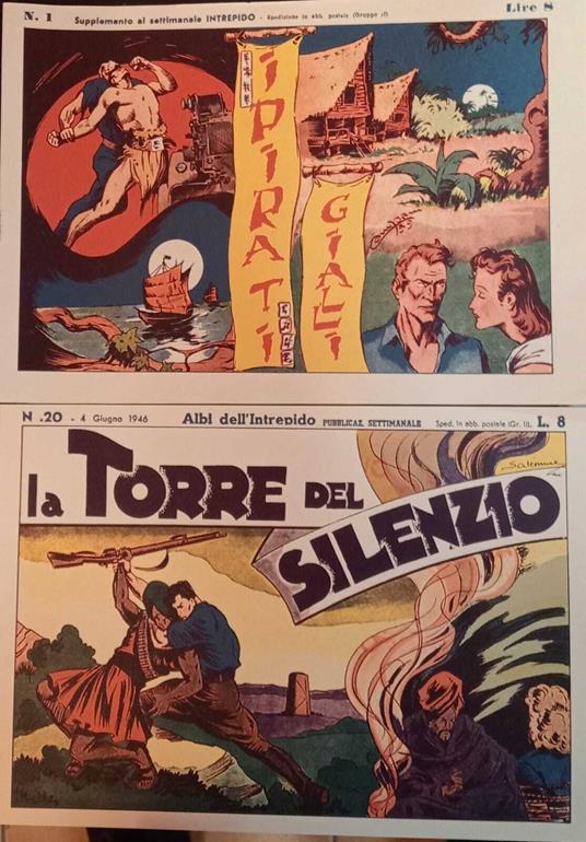 Supplemento "Intrepido". Serie dal n. 1 al n. 20. Ristampa anastatica - copertina