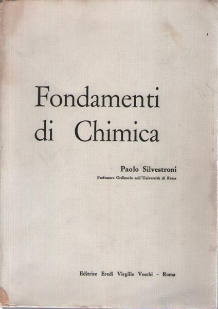 Fondamenti di Chimica - copertina