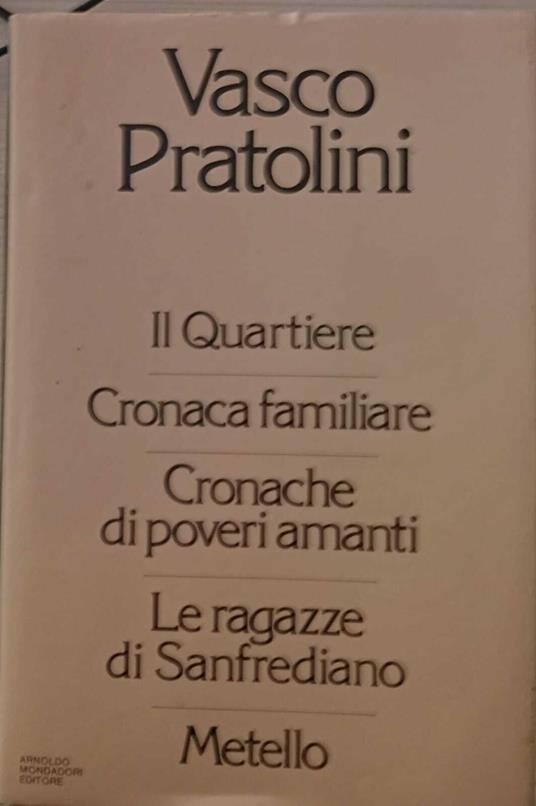 Opera. Super Omnibus - Vasco Pratolini - copertina