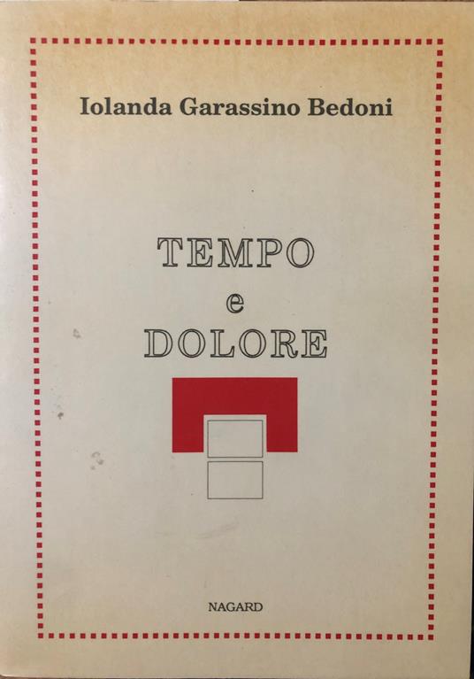 Tempo e dolore - copertina