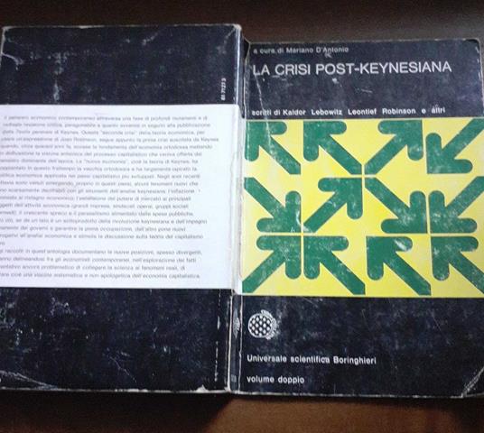 La crisi post-keynesiana. Volume doppio - copertina