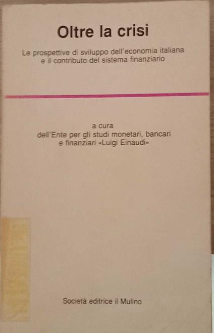 Oltre la crisi - copertina
