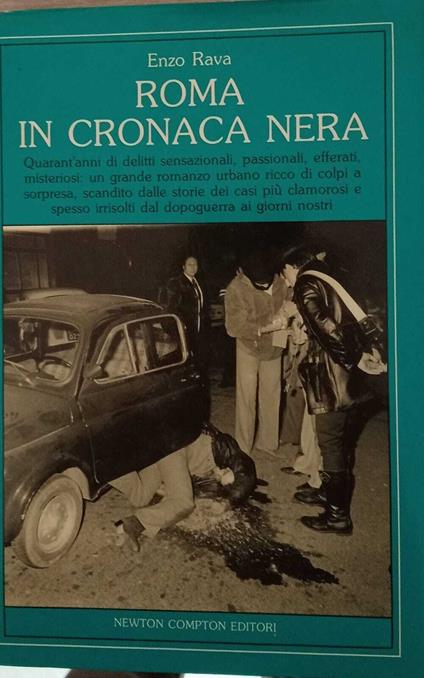 Roma in cronaca nera - Enzo Rava - copertina