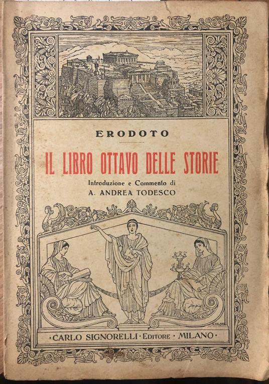 Il libro ottavo delle storie - Erodoto - copertina