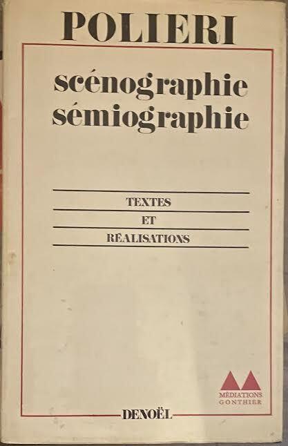 Scénographie sémiographie - Jacques Polieri - copertina