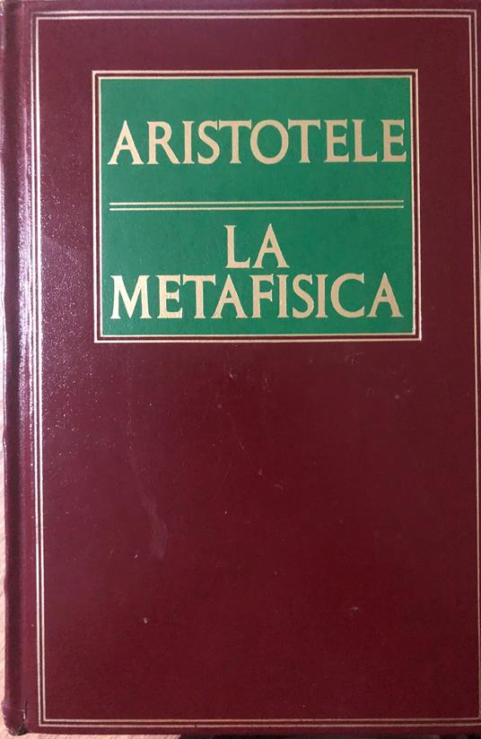 La Metafisica - Aristotele - copertina