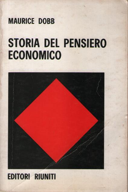 Storia del pensiero economico - Maurice Dobb - copertina