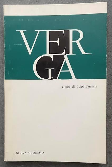 Verga - Luigi Ferrante - copertina