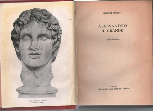 Alessandro il Grande - Georges Radet - copertina