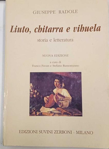 Liuto, chitarra e vihuela. Storia e letteratura - copertina