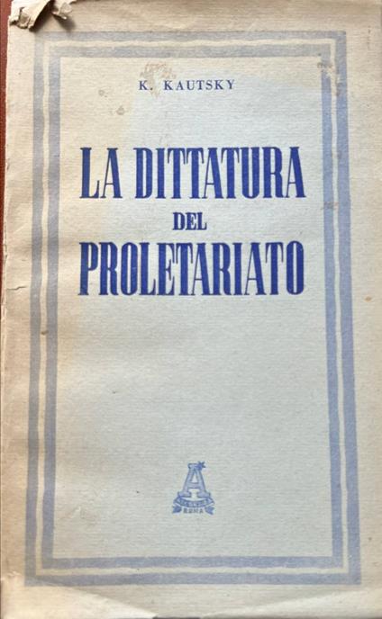 La dittatura del proletariato - copertina
