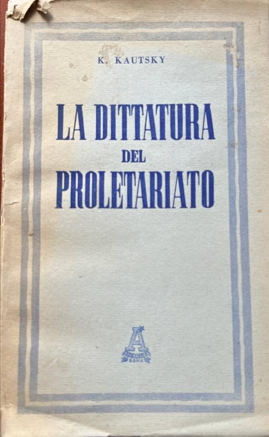 La dittatura del proletariato - copertina