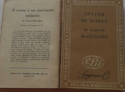 Invito di nozze - Carson McCullers - copertina