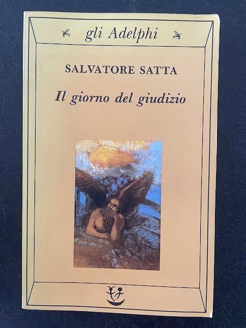 Il giorno del giudizio - Salvatore Satta - copertina