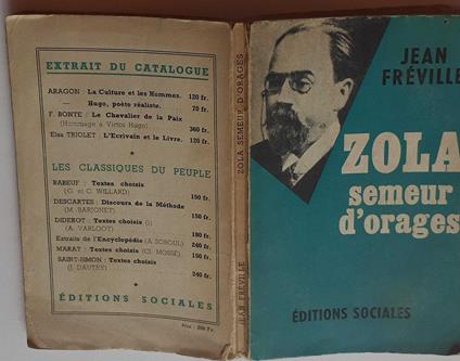 Zola semeur d'orages - copertina