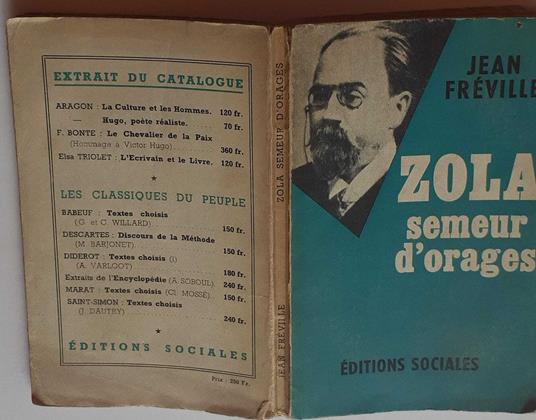 Zola semeur d'orages - copertina