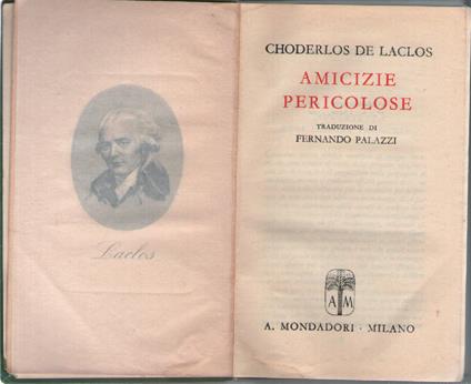 Amicizie pericolose - Pierre Choderlos de Laclos - copertina