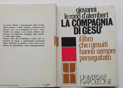 La compagnia di Gesù - copertina