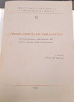 L' insindacabilità dei parlamentari