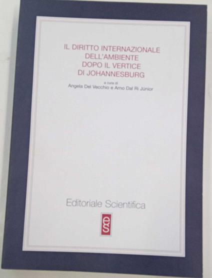 Il diritto internazionale dell'ambiente dopo il vertice di Johannesburg - copertina