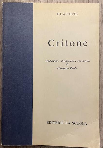 Critone - Platone - copertina