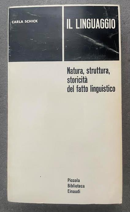 Il linguaggio - Carla Schick - copertina