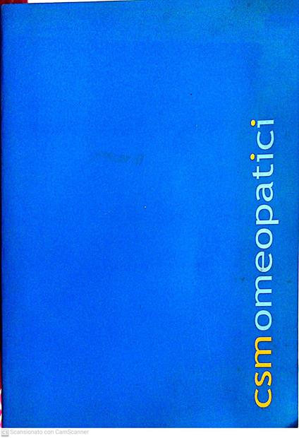 CSM omeopatici - copertina