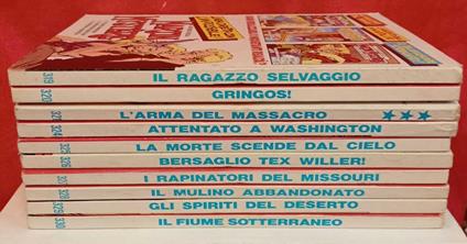 Lotto 10 numeri Tex. Numeri in descrizione - copertina