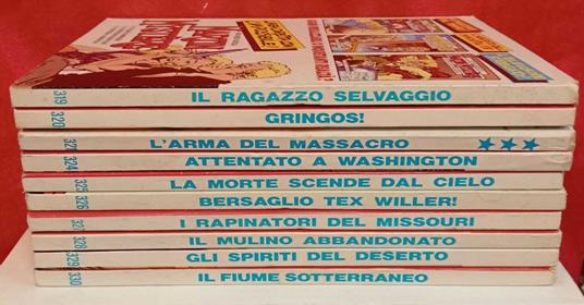 Lotto 10 numeri Tex. Numeri in descrizione - copertina