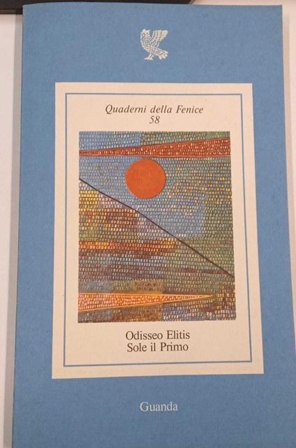 Sole il Primo - copertina