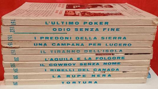 Lotto 10 numeri Tex. Numeri in descrizione - copertina