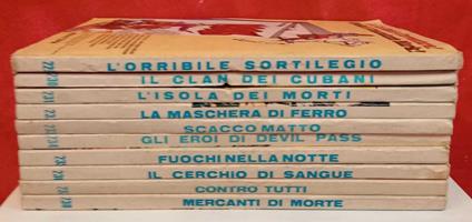 Lotto 10 numeri Tex, dal n. 229 al n. 238 - copertina