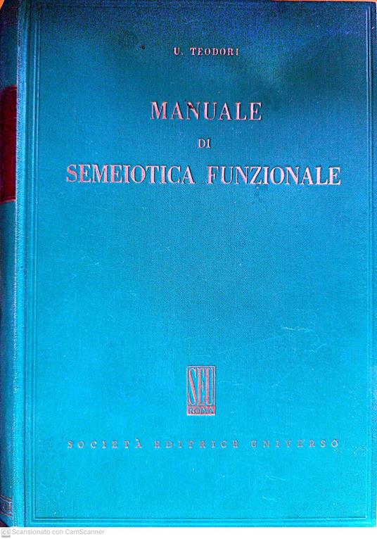 Manuale di semeiotica funzionale - copertina