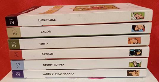 Lotto 6 numeri "I classici del fumetto di Repubblica", dal n. 21 al n. 27 - copertina