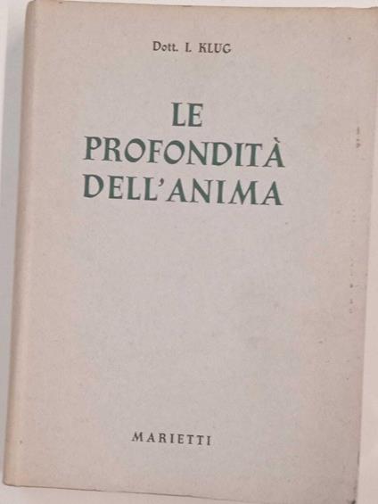 Le profondità dell'anima - copertina