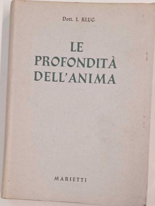 Le profondità dell'anima - copertina