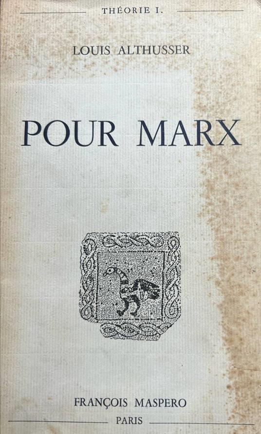 Pour Marx - Louis Althusser - copertina