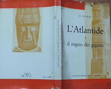 L' Atlantide e il regno dei giganti - Denis Saurat - copertina