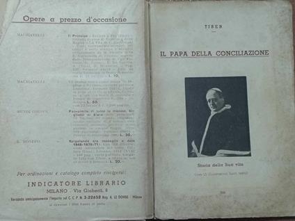Pio XI. Il papa della conciliazione - Tiber - copertina
