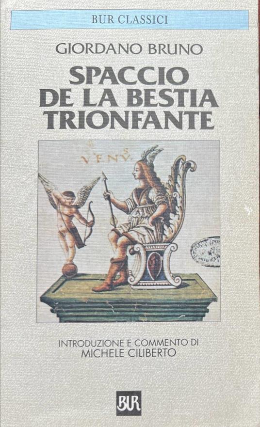 Lo spaccio de la bestia trionfante - Giordano Bruno - copertina