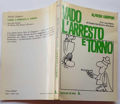 Vado l'arresto e torno - Alfredo Chiáppori - copertina