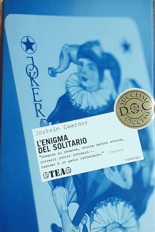 L' enigma del solitario - Jostein Gaarder - copertina
