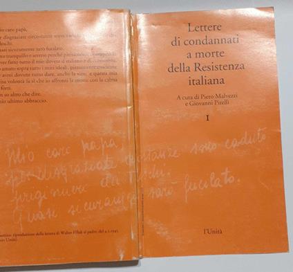 Lettere di condannati a morte della Resistenza italiana. Volume I - copertina