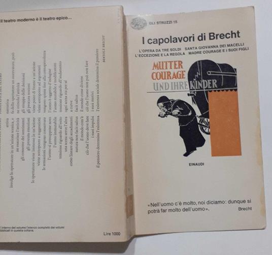I capolavori di Brecht - Bertolt Brecht - copertina