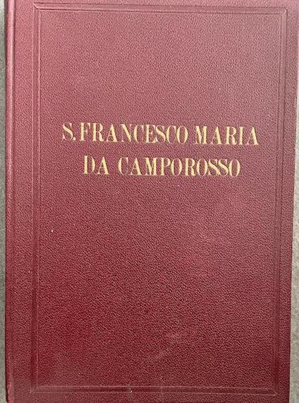 S. Francesco Maria da Camporosso cappuccino - Teodosio da Voltri - copertina