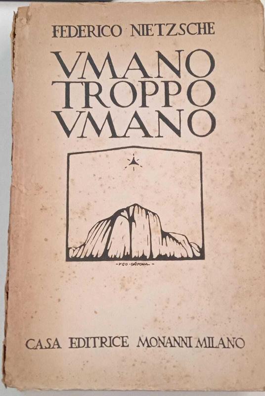 Umano troppo umano - Friedrich Nietzsche - copertina